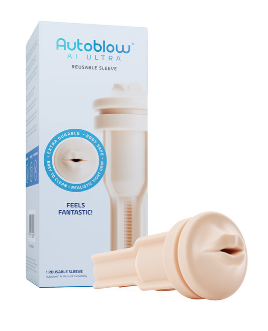 Autoblow AI Ultra Mouth Sleeve - Beige | ELAB5921