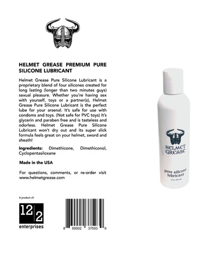 Helmet Grease Pure Silicone Lubricant - 3.4 oz Bottle | ELDECHGPS3.4