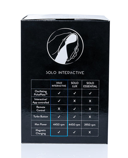 Hot Octopuss Pulse Solo Interactive - Black | ELHO22