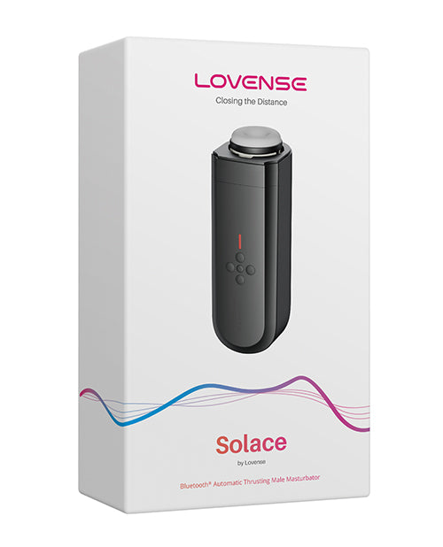 Lovense Solace Thrusting Masturbator - Black | ELLOV0135