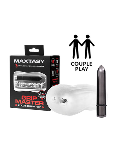 Maxtasy Grip Master Sleeve & Bullet - Clear | ELMX-GRIMAS01