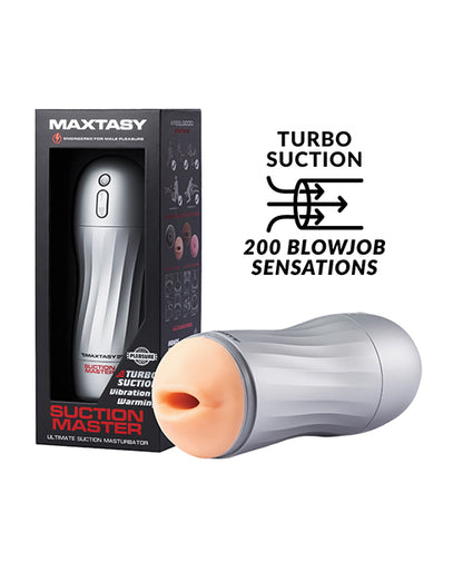 Maxtasy Suction Master Realistic Stroker - Nude | ELMX-SUCMAS02