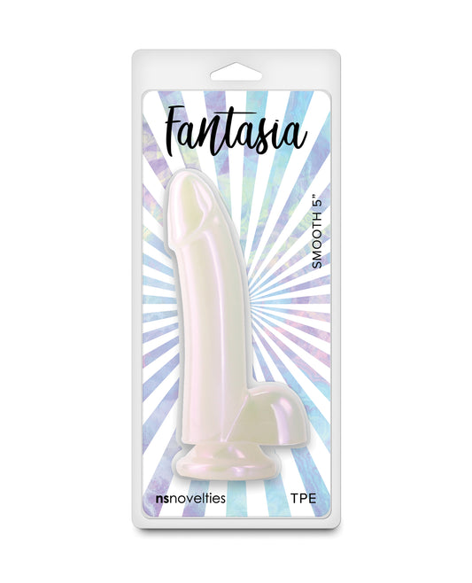 Fantasia Smooth 5" Dildo - Pearl