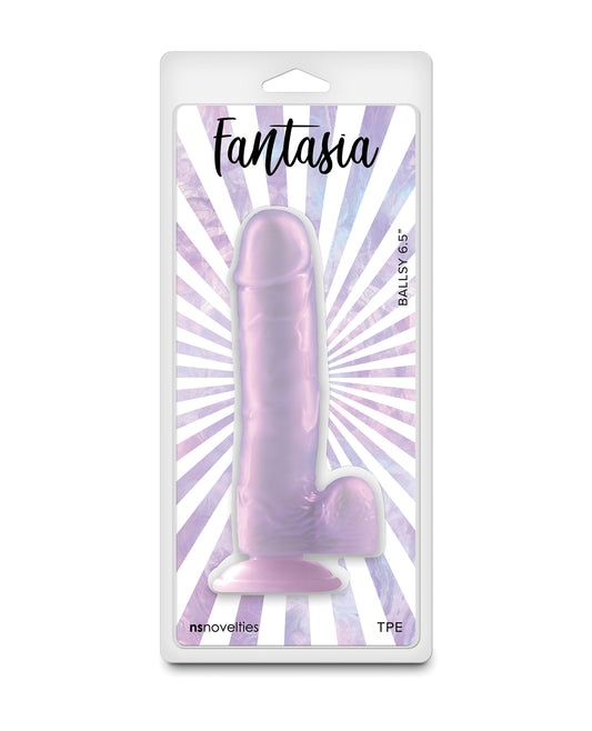 Fantasia Ballsy 6.5" Dildo - Orchid