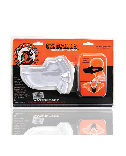 Oxballs Watersport Strap on Gag - White | ELOX3040-WHT