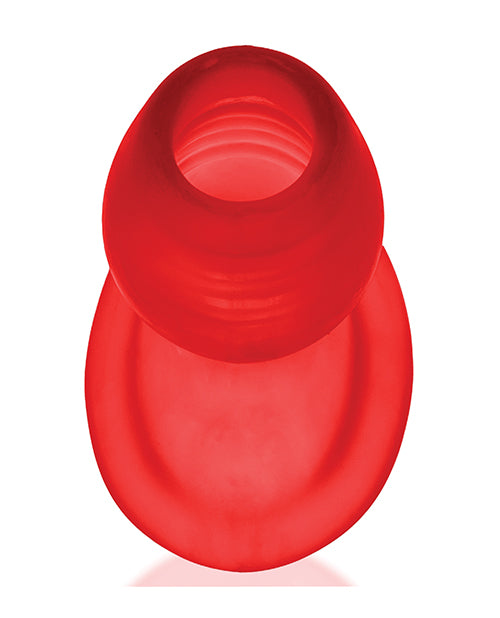 Oxballs Glowhole 2 Hollow Buttplug w/LED Insert Large - Red Morph | ELOX3044LG-RDMPH