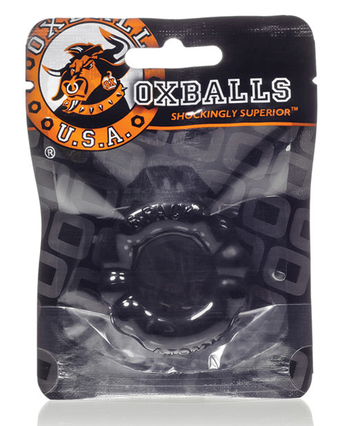 Oxballs Atomic Jock "6-Pack" Shaped Cocking - Black