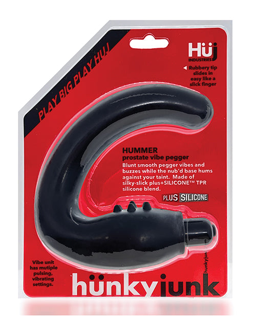 Hunky Junk Hummer Vibe Prostate Pegger - Tar | ELOXHUJ125-TAR