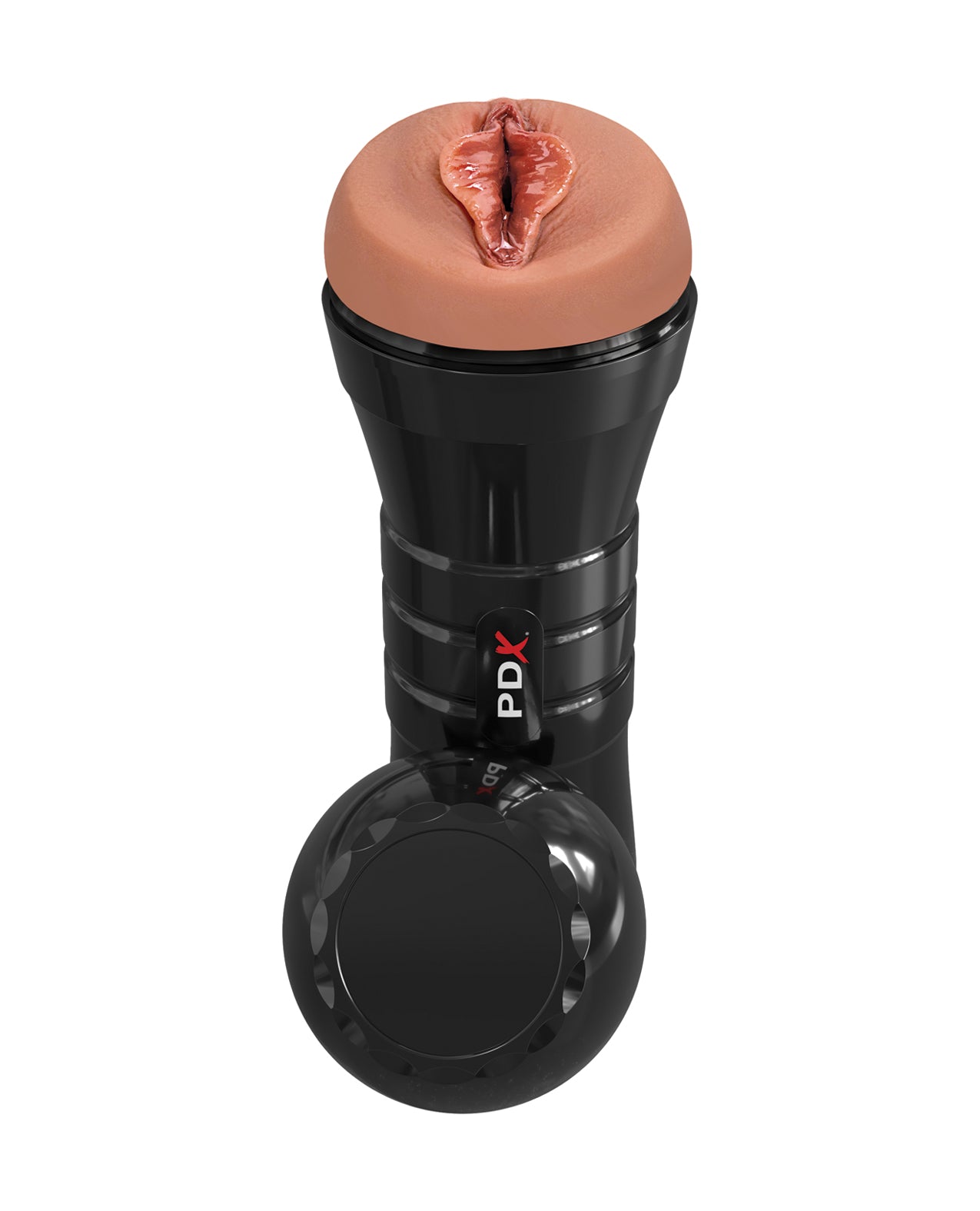 PDX Extreme Wet Pussies Super Luscious Lips XXL Stroker - Brown | ELPDRD425-29