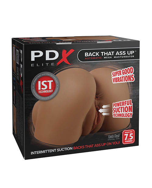 PDX Elite Back That Ass Up Automatic Mega Masturbator - Brown | ELPDRD631-29