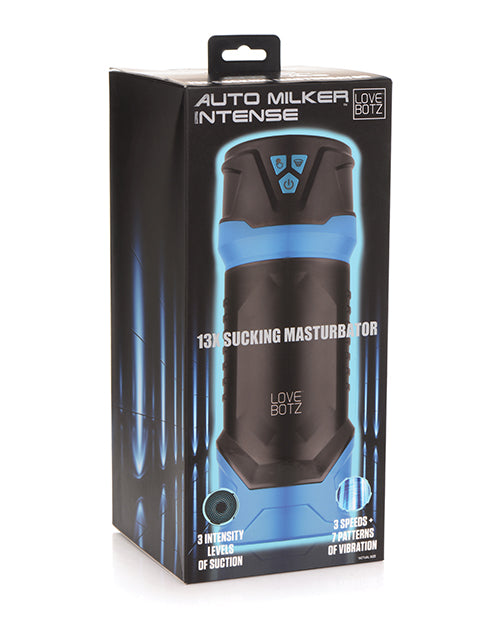 The Milker Auto Milker Intense 13x Sucking Masturbator - Black | ELXRAG942