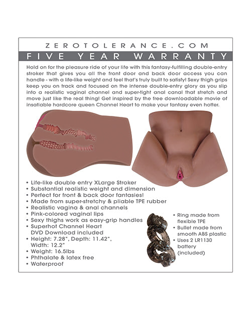 Zero Tolerance Channel Heart Movie Download w/Realistic Body Stroker | ELZE-MS-7983