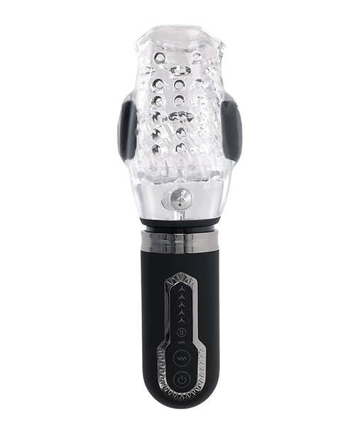 Zero Tolerance Thrill Ride Rechargeable Stroker - Black/Clear | ELZE-RS-5162