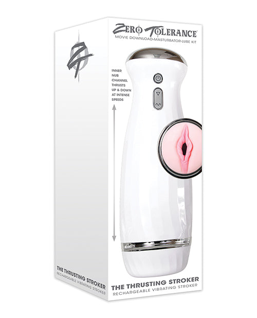 Zero Tolerance The Thrusting Stroker Rechargeable - White | ELZE-RS-5583