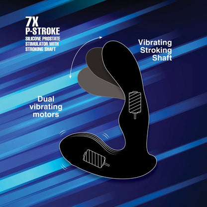 7x P-Milker Silicone Prostate Stimulator With Milking Bead | AP-AG149