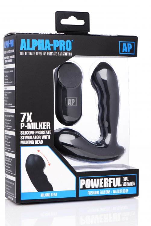 7x P-Milker Silicone Prostate Stimulator With Milking Bead | AP-AG151