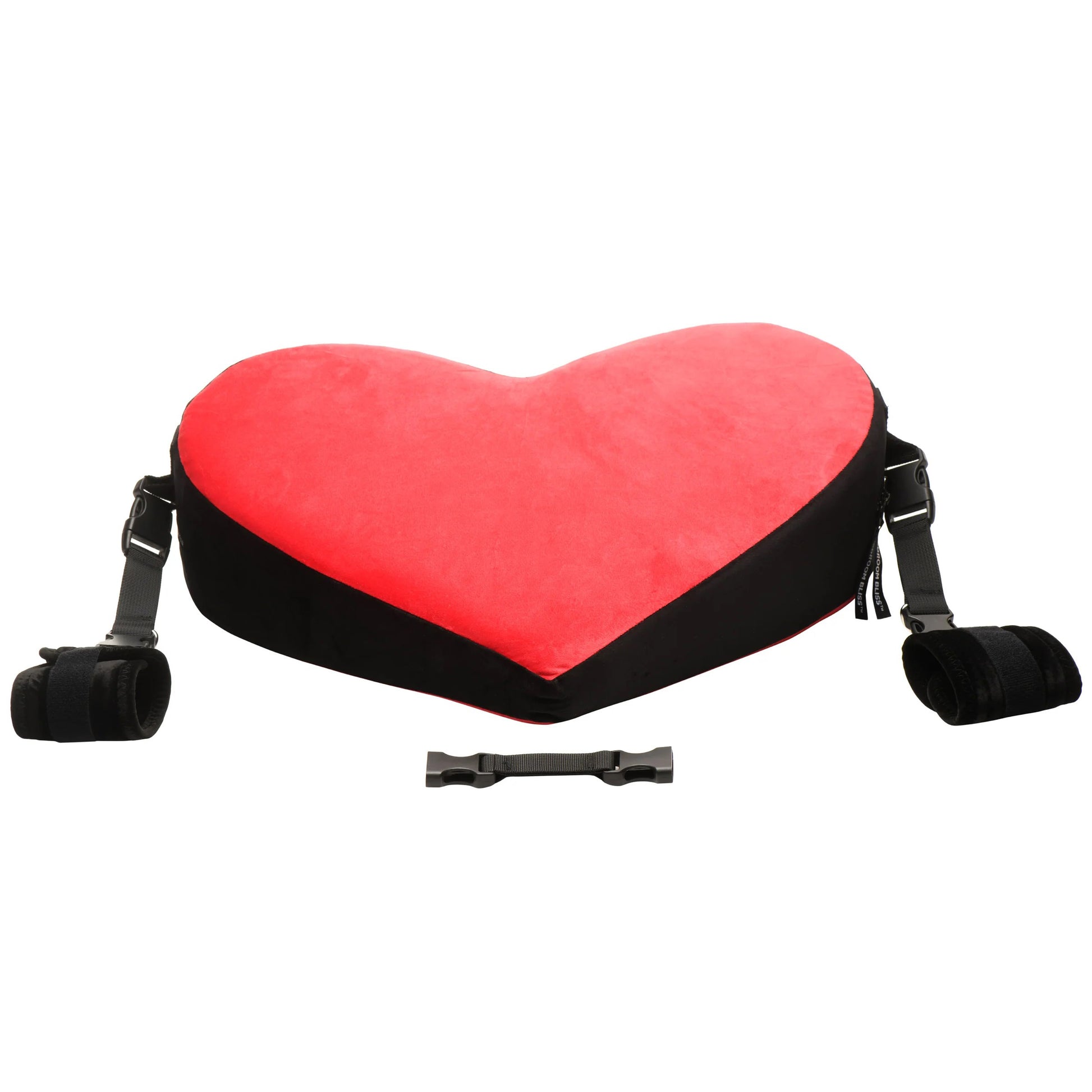 Bondage Love Pillow - Black/red | XR Brands | BB-AH365 | 848518054203 from EdgingWarehouse.com and EroticWarehouse.com where we sell the best adult sex toys and fleshlight type strokers for masturbation, edging and gooning and other adult health and sexua