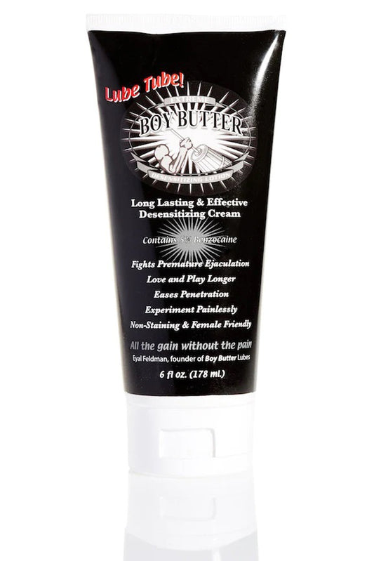 Boy Butter Extreme Desensitizing Cream - 6 Fl. Oz Tube | Boy Butter | BBX06 | 855951001039 from EdgingWarehouse.com and EroticWarehouse.com where we sell the best adult sex toys and fleshlight type strokers for masturbation, edging and gooning and other a