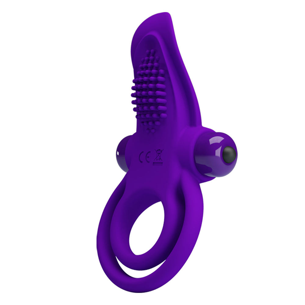 Pretty Love Vibrant Penis Ring - Purple | BI-210203-1