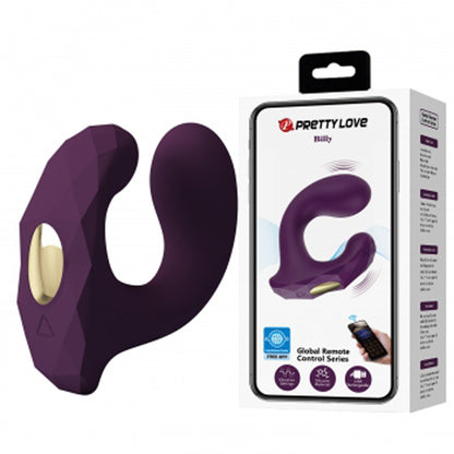 Billy Global App Control Vibrator - Purple | BI-300051HP