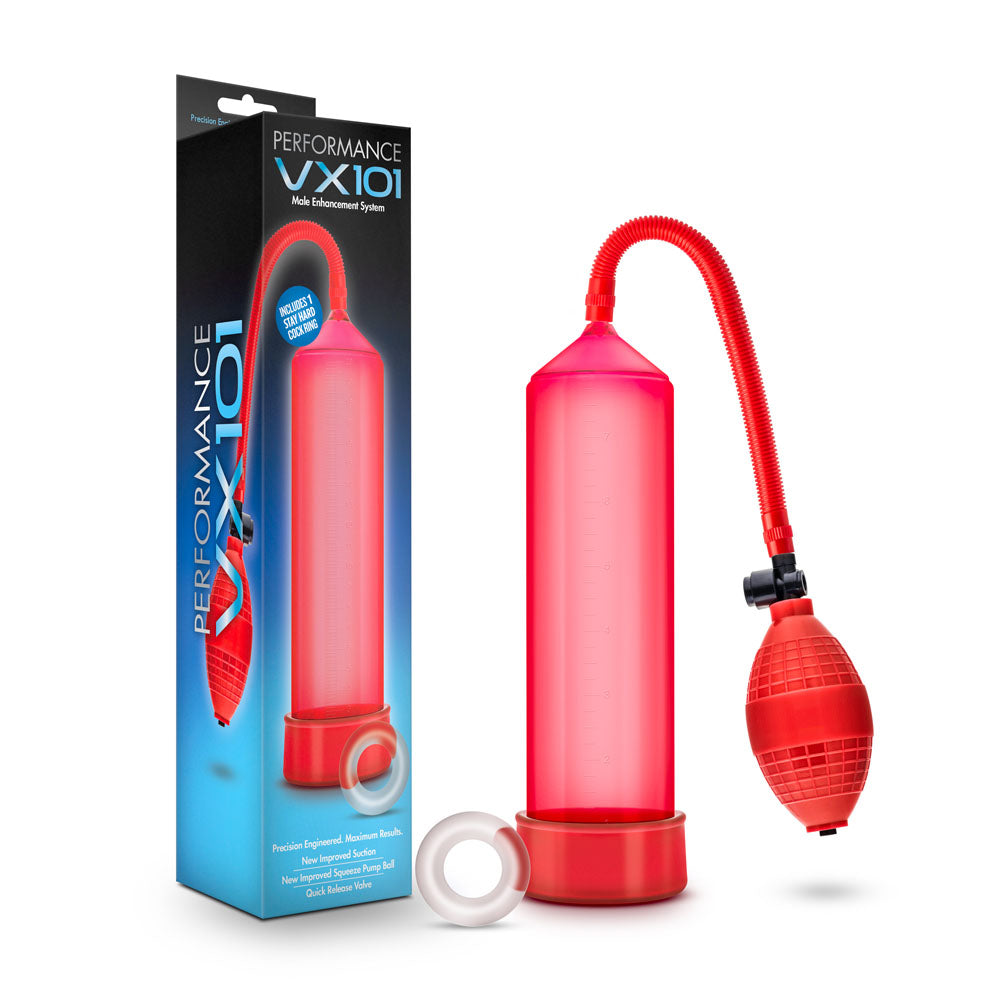 Performance - Vx101 Male Enhancement Pump - Red | BL-01108