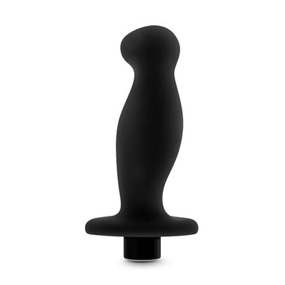 Anal Adventures - Platinum - Silicone Vibrating Prostate Massager 02 -Black | BL-11625