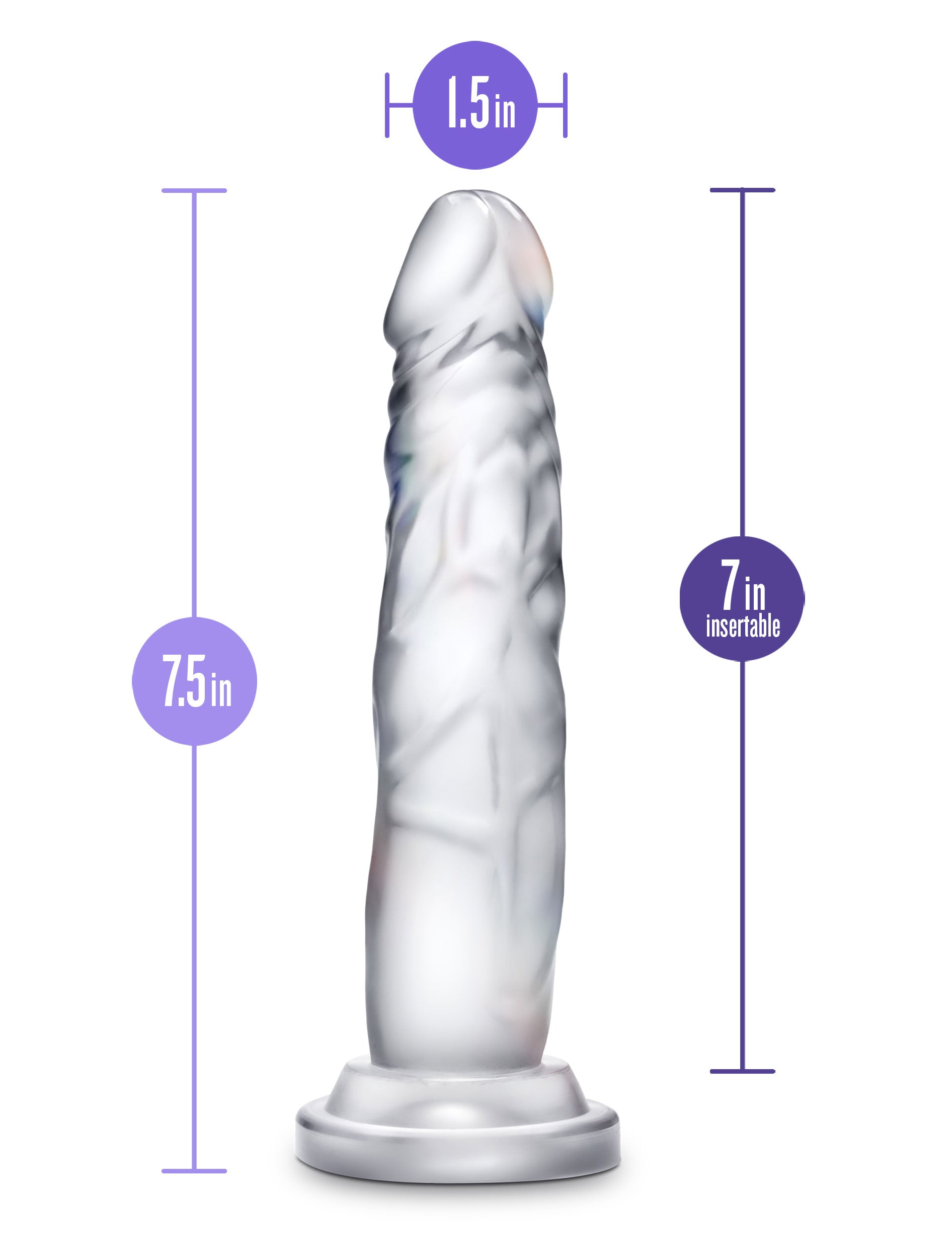 B Yours Diamond - Crystal - Clear BL-26129 819835028338 from EdgingWarehouse.com where we sell the best male sex toys and fleshlight type strokers for masturbation, edging and gooning and other men's health and sexual wellness items.