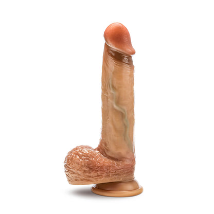 Renaissance - Raphael - 9.5 Inch Sliding Foreskin Dildo With Squeezable Balls - Tan | BL-33403