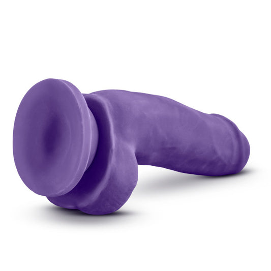 Au Natural - Bold - Beefy - 7 Inch Dildo - Purple | BL-36441