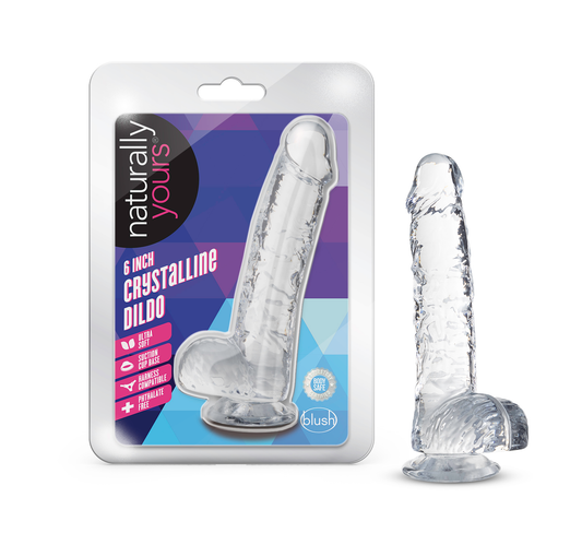 Naturally Yours - 6 Inch Crystalline Dildo - Diamond | BL-51709