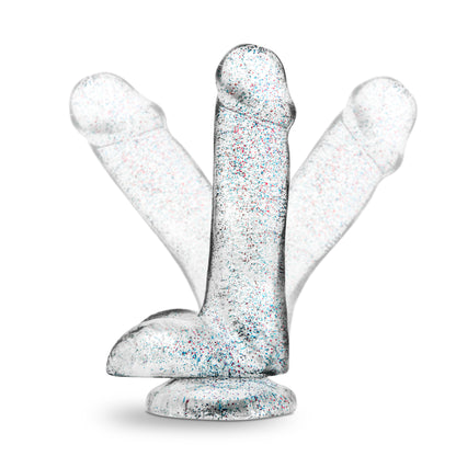 Naturally Yours - 6 Inch Glitter Cock - Sparkling Clear | BL-54309