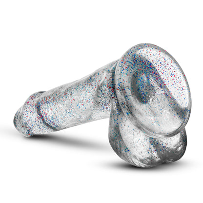 Naturally Yours - 6 Inch Glitter Cock - Sparkling Clear | BL-54309