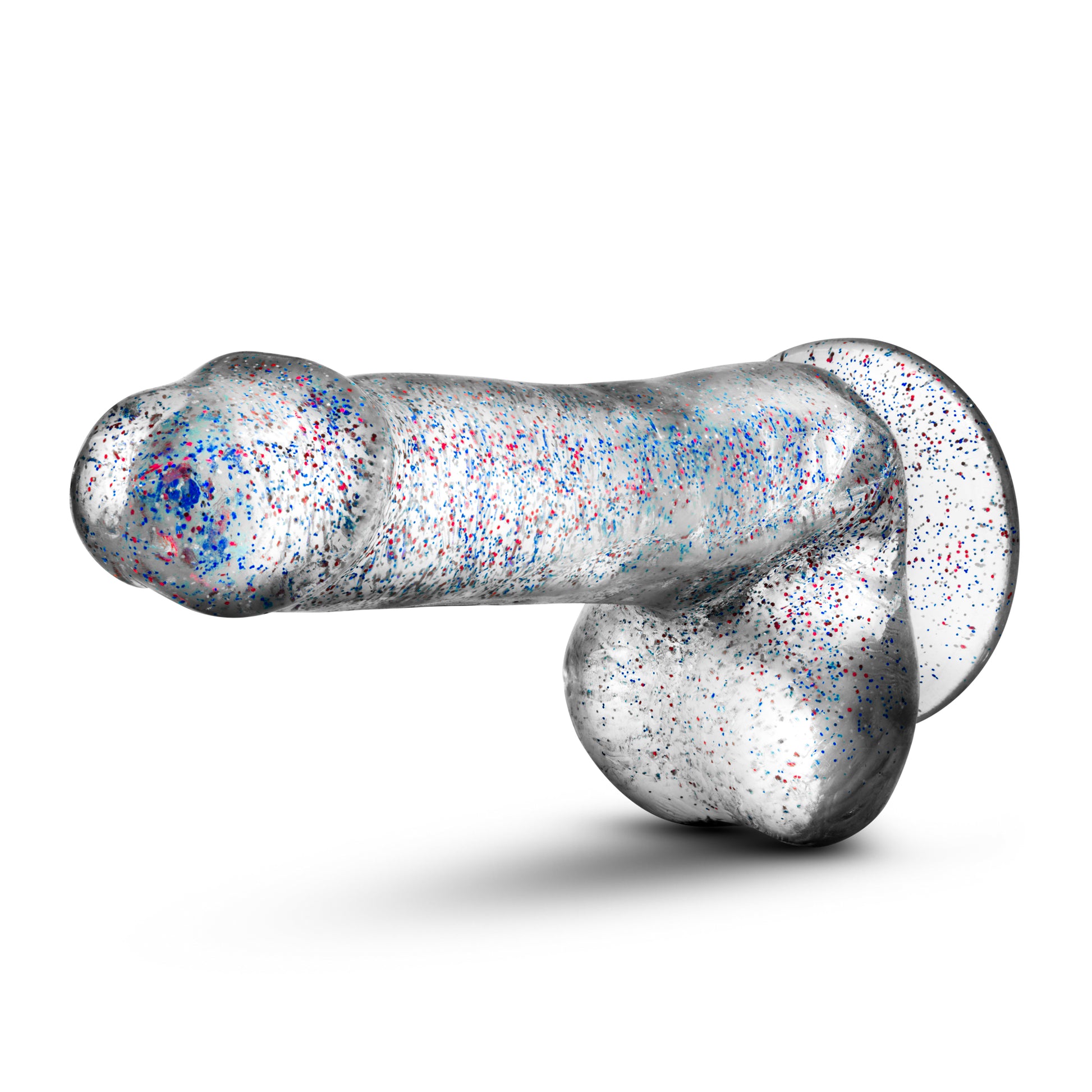 Naturally Yours - 6 Inch Glitter Cock - Sparkling Clear | BL-54309