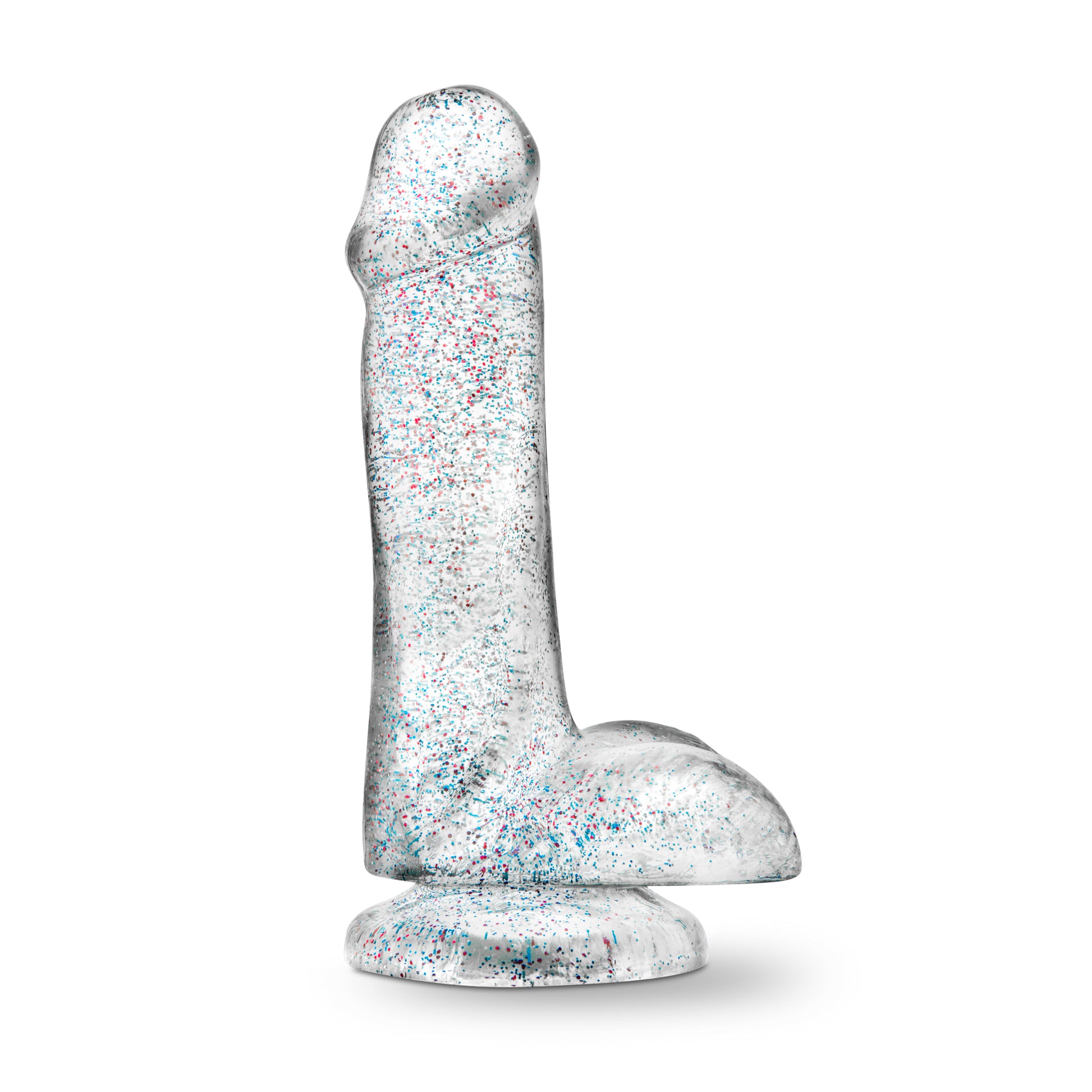 Naturally Yours - 6 Inch Glitter Cock - Sparkling Clear | BL-54309