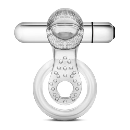 Stay Hard - 10 Function Vibrating Tongue Ring - Clear | BL-66912