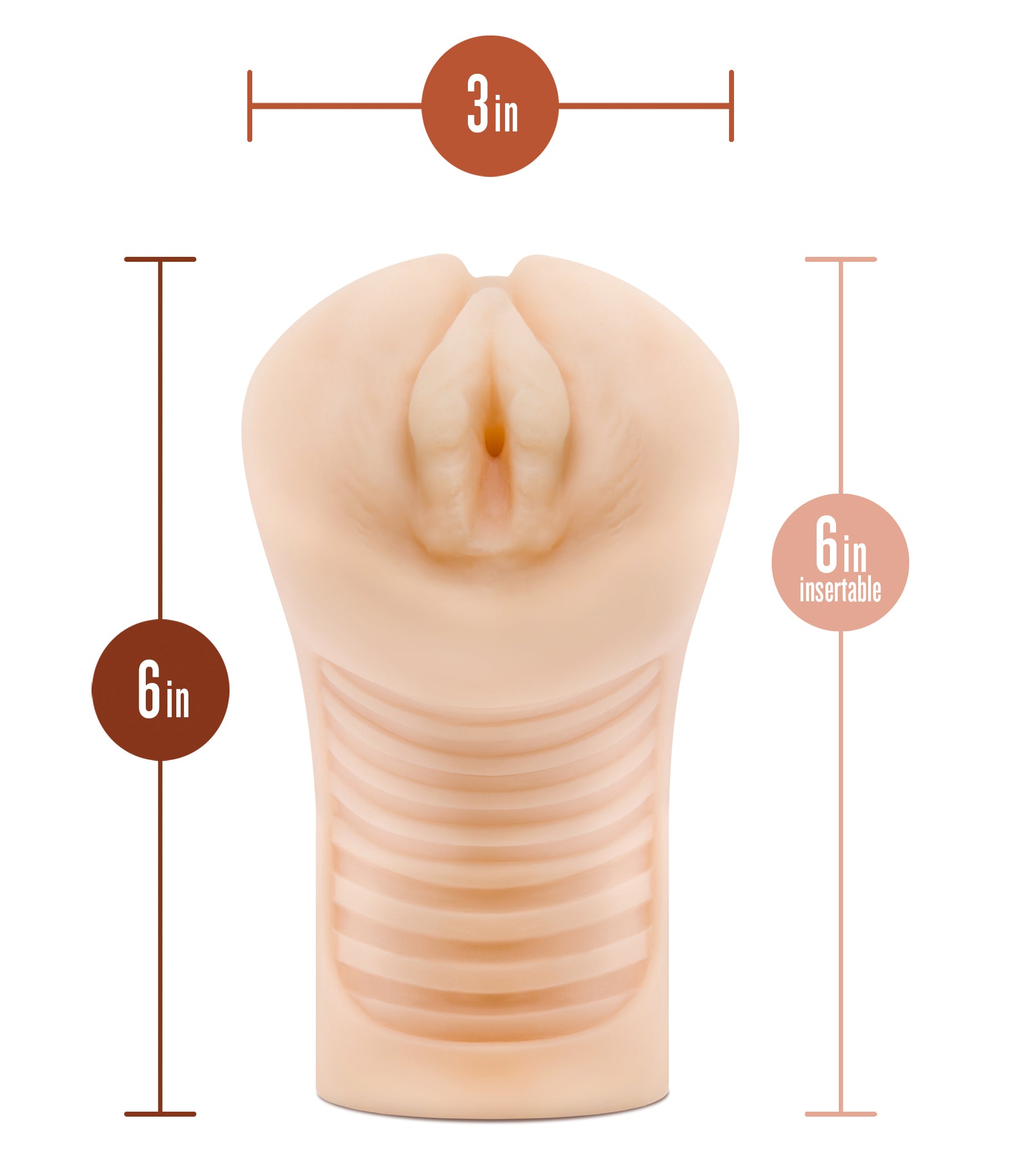 M Elite - Soft and Wet - Annabella Pussy Stroker - Beige BL-72613 819835027492 from EdgingWarehouse.com where we sell the best male sex toys and fleshlight type strokers for masturbation, edging and gooning and other men's health and sexual wellness items