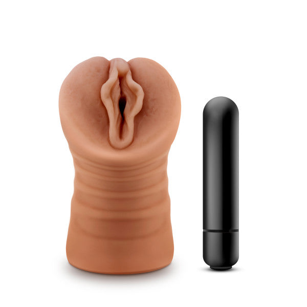 M for Men - Sofia Pussy Stroker - Mocha | BL-73507