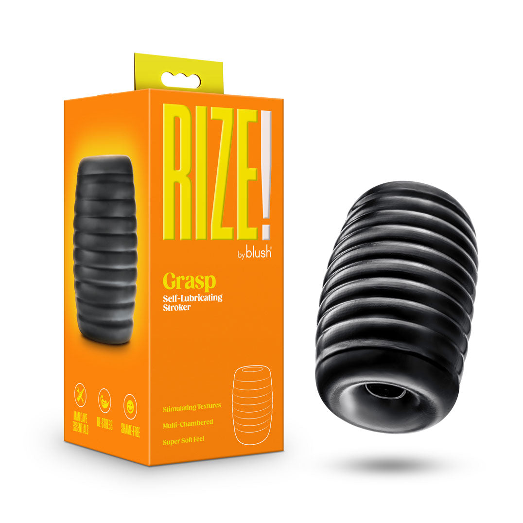 Rize - Grasp - Self-Lubricating Stroker - Black | BL-88832