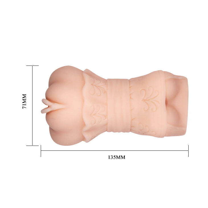 Crazy Bull No Lube Masturbator Sleeve - Realistic Pussy Skin-Like Texture | BM-009202K