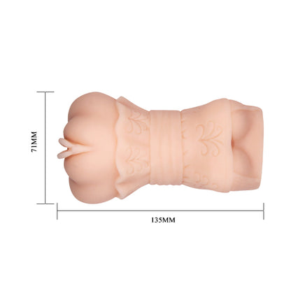 Crazy Bull No Lube Masturbator Sleeve - Realistic Pussy Skin-Like Texture | BM-009202K