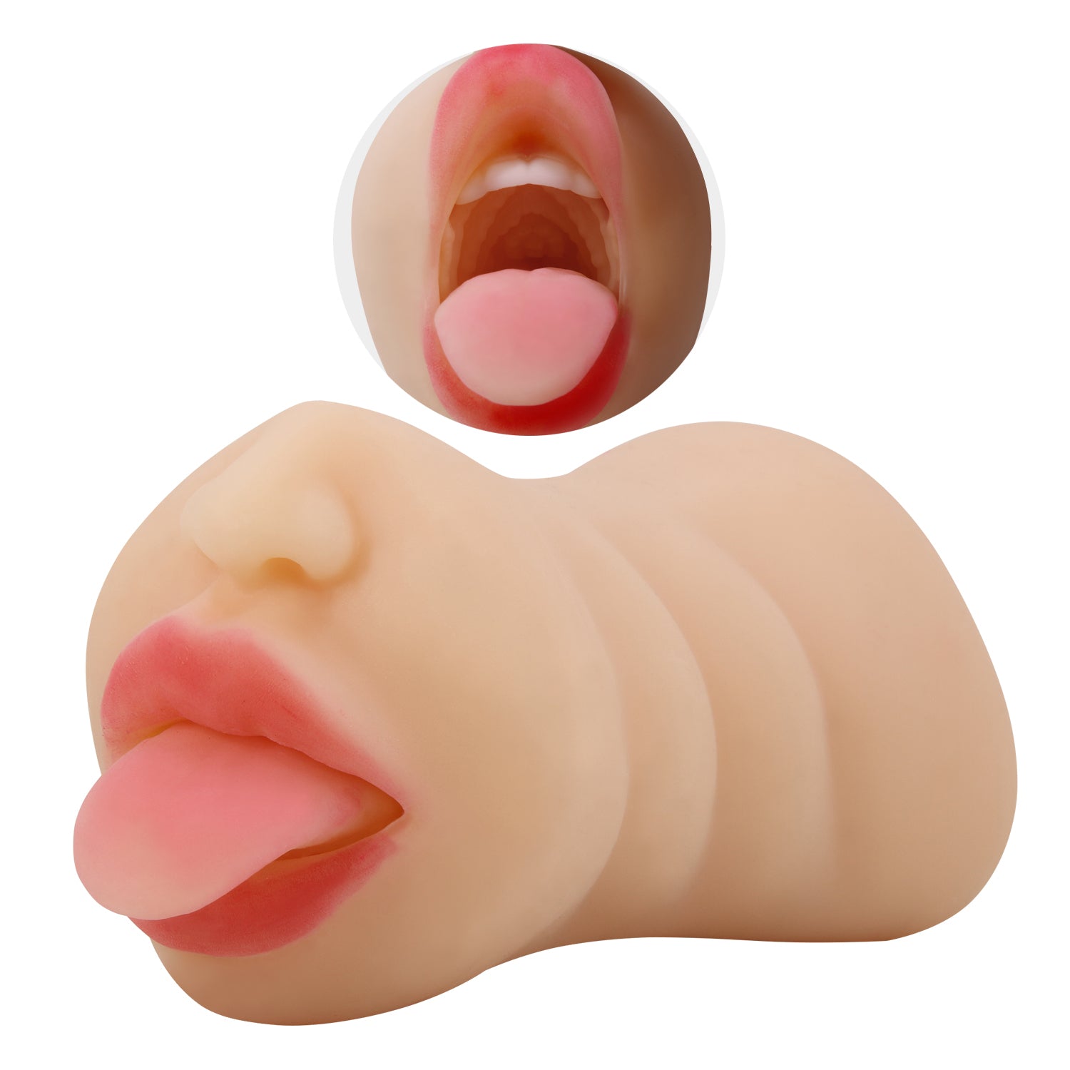 Sarah Mouth Masturbator Sleeve - Light | BM-009240N