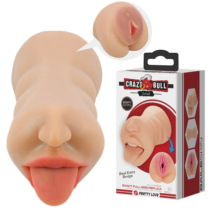 Sarah Mouth Masturbator Sleeve - Light | BM-009240N