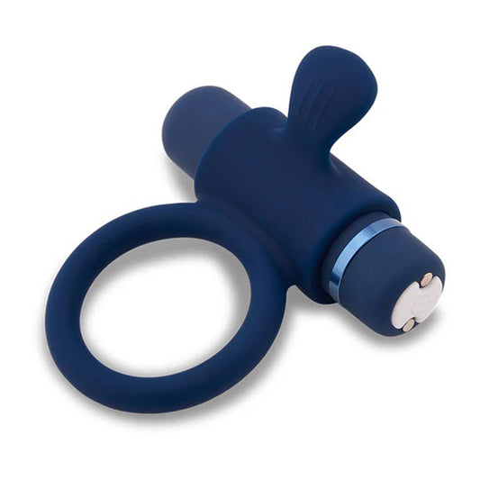 Nu Sensuelle Silicone Bullet Ring - Navy Blue | BT-M39NBL