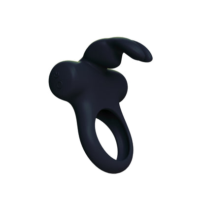 Ohhh Bunny Frisky Bunny Vibrating Ring - Black Pearl | BU-0104