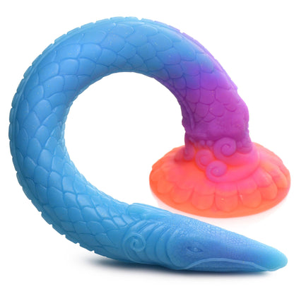 Makara Glow-in-the-Dark Silicone Snake Dildo | CC-AH149