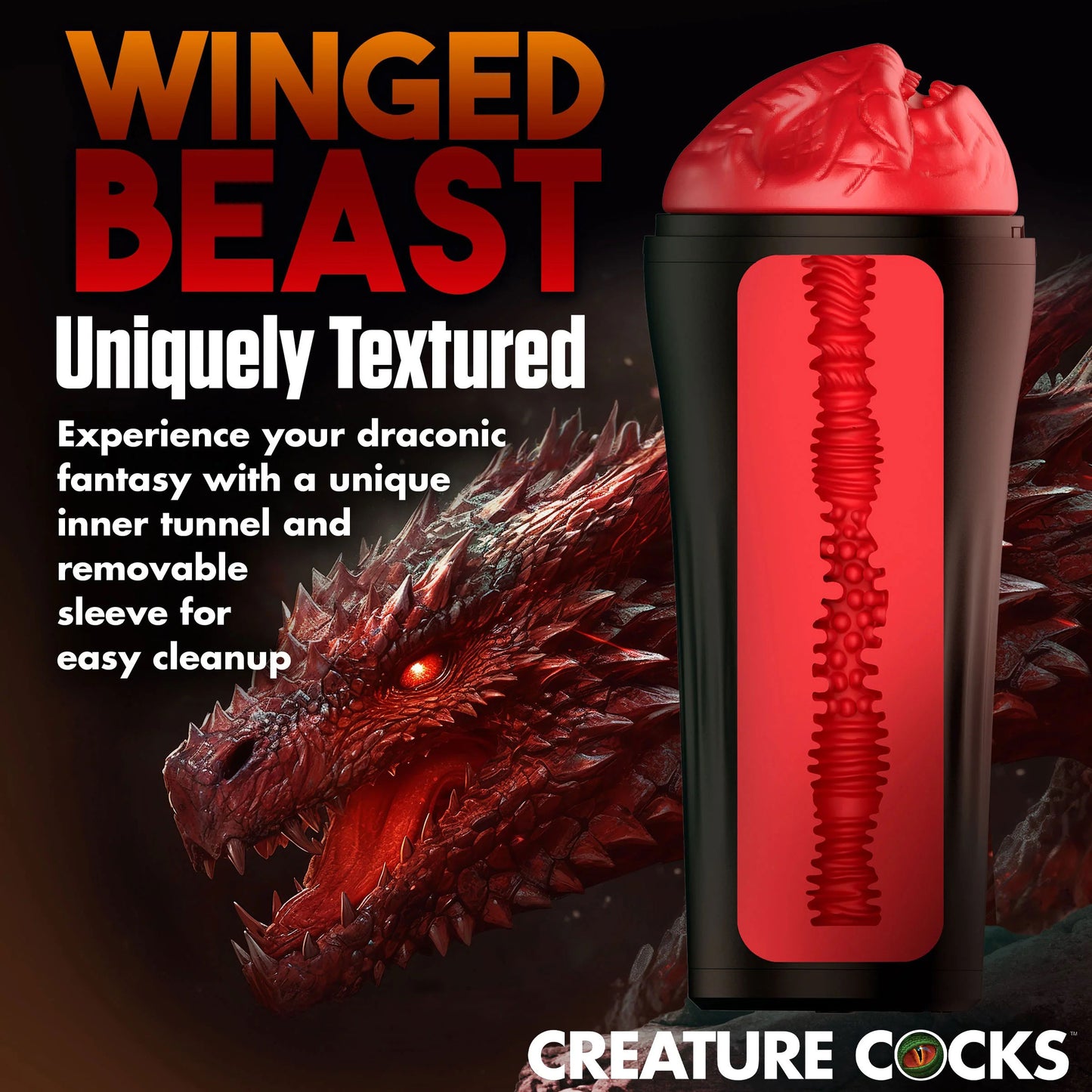 Dragon Snatch Dragon Stroker - Red | CC-AH243-RED