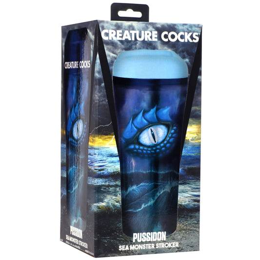 Pussidon Sea Monster Stroker - Blue | CC-AH244-BLU