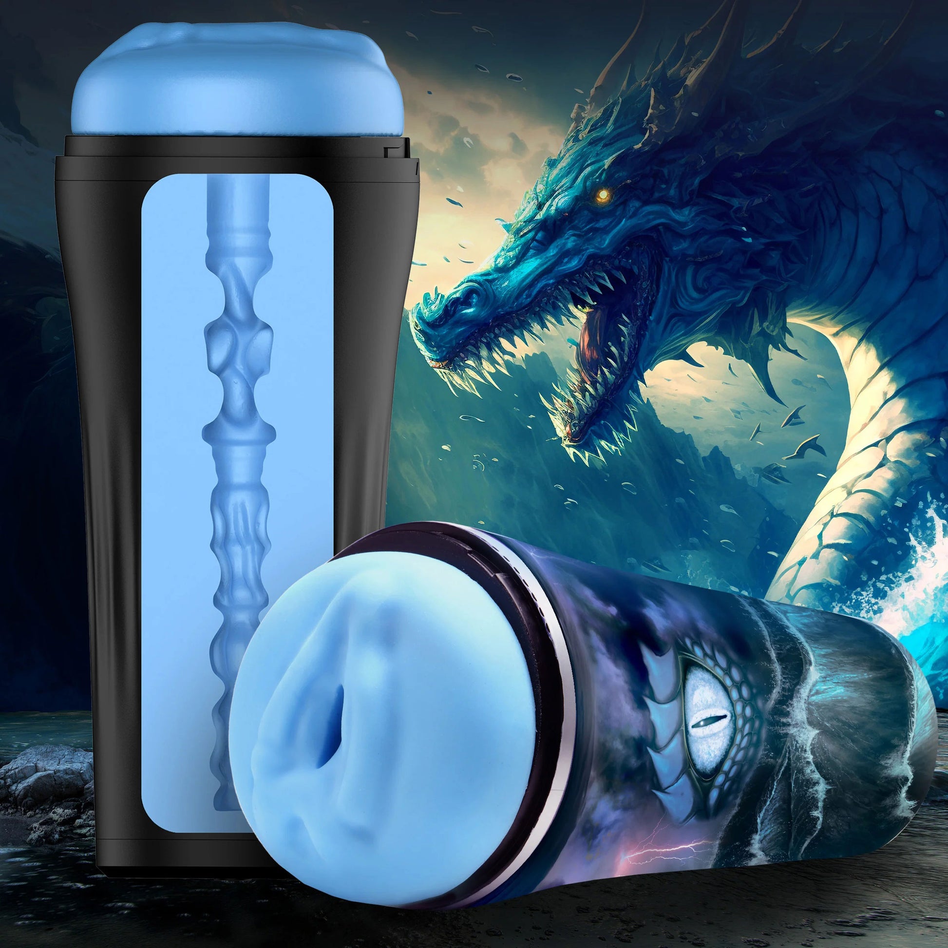 Pussidon Sea Monster Stroker - Blue | CC-AH244-BLU