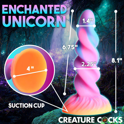 Moon Rider Glow-in-the-Dark Unicorn Dildo CC-AH276 848518053022 from EdgingWarehouse.com where we sell the best male sex toys and fleshlight type strokers for masturbation, edging and gooning and other men's health and sexual wellness items.