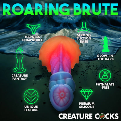 Aqua-Cock Glow-in-the-Dark Silicone Dildo CC-AH291 848518053251 from EdgingWarehouse.com where we sell the best male sex toys and fleshlight type strokers for masturbation, edging and gooning and other men's health and sexual wellness items.